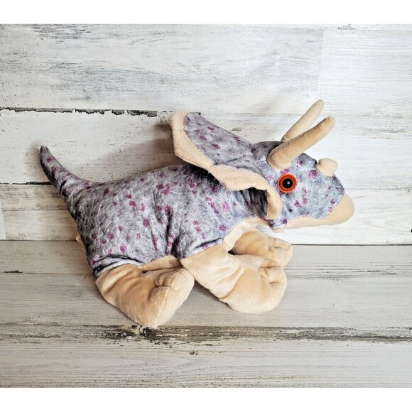 Wild Republic Plush Triceratops Dinosaur Stuffed Animal Toy Dino 12"  NWT - Picture 4 of 10
